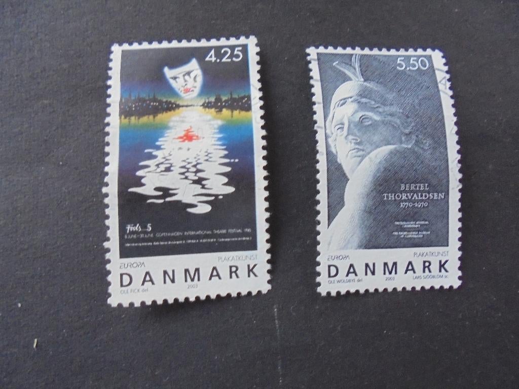 Denemarken Mi:1341/1342 gestempeld, Verzenden, Denemarken, Gestempeld