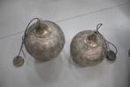 2 x sfeervolle open hanglamp Oosters metaal, Ophalen, Zo goed als nieuw, Metaal, Minder dan 50 cm