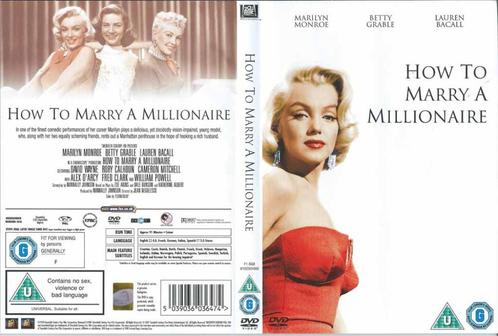 How to Marry a Millionaire 1953 DVD met Marilyn Monroe, bett, Cd's en Dvd's, Dvd's | Klassiekers, Zo goed als nieuw, 1980 tot heden