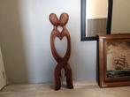 Houten beeld - 1 meter hoog, Antiek en Kunst, Ophalen