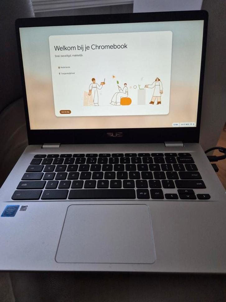 Asus Chromebook - Goedkoop en snel!, Computers en Software, Chromebooks, Gebruikt, 14 inch, 4 GB of minder, 32 GB of minder, Qwerty