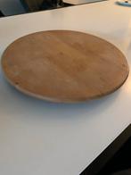 Houten Draaiplateau - Handig & Stijlvol voor de feestdagen, Huis en Inrichting, Ophalen, Gebruikt, Rond, Minder dan 50 cm