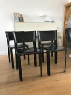 Set 4 Fasem S-91 S91 design stoel chair moder zwart, Huis en Inrichting, Stoelen, Gebruikt, Eén, Zwart, Ophalen