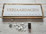 Houten Verjaardagskalender - Nieuwstaat, Huis en Inrichting, Ophalen of Verzenden, Zo goed als nieuw