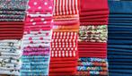 Partij Quilt/hobbylapjes 100stuks van 10x10cm Pakket 1, Hobby en Vrije tijd, Stoffen en Lappen, Overige materialen, Overige kleuren