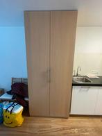 IKEA kast eikenhout inclusief laden en planken, Ophalen, 200 cm of meer, Eikenhout, Zo goed als nieuw