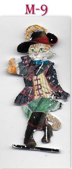 M9 Koelkastmagneetje De gelaarsde kat, Ophalen of Verzenden, Zo goed als nieuw