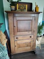 Massief eiken kast, Ophalen, 70 tot 120 cm, Zo goed als nieuw, 40 tot 80 cm
