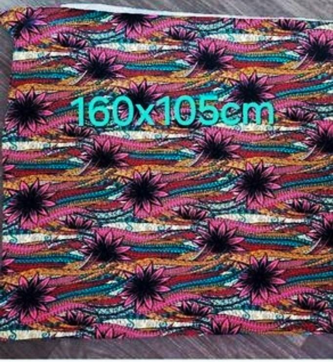 Lap stenzo tricot 105x160cm en zak restjes tricot kado, Hobby en Vrije tijd, Stoffen en Lappen, Nieuw, Katoen, 120 cm of meer