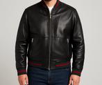 Originele Gucci leren jas maat 56, Ophalen, Zo goed als nieuw, Maat 56/58 (XL), Bruin