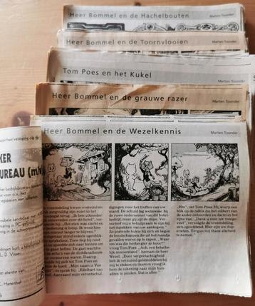 Verhalen van Tom Poes en Heer Bommel, krantenknipsels  beschikbaar voor biedingen