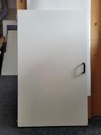 2 lundia kastdeurtjes 80 x 48 en 65 x 48 cm wit, Ophalen, Gebruikt