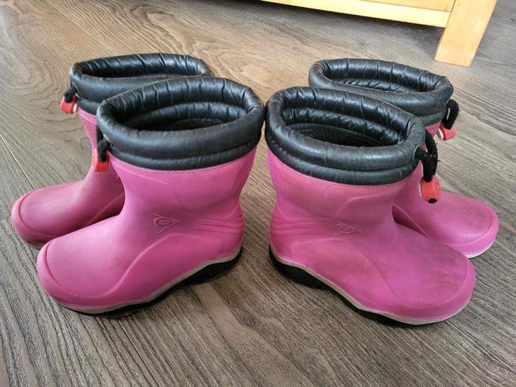 2 Paar Dunlop Laarsjes Maat 27, Kinderen en Baby's, Tweelingen en Meerlingen, Gebruikt, Ophalen of Verzenden