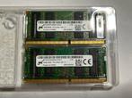 2x MICRON 16GB (32GB) DDR4 2400 MHZ PC4-21300 2RX8 SO-DIMM, Computers en Software, RAM geheugen, DDR4, Ophalen of Verzenden, Zo goed als nieuw