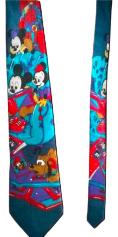 Nieuwe Mickey Mouse zijden stropdassen, stropdas, Kleding | Heren, Stropdassen, Nieuw, Met patroon, Overige kleuren, Verzenden