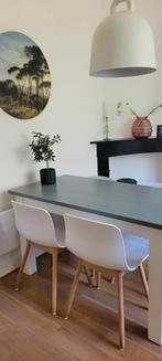 Houten tafel, Huis en Inrichting, Tafels | Eettafels, Ophalen, Gebruikt, 100 tot 150 cm, 50 tot 100 cm