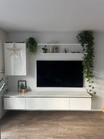 Wandmeubel wit., Huis en Inrichting, Ophalen, Gebruikt, 200 cm of meer, 150 tot 200 cm