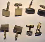 manchetknopen, Ophalen of Verzenden, Gebruikt, Overige materialen, Verzilverd