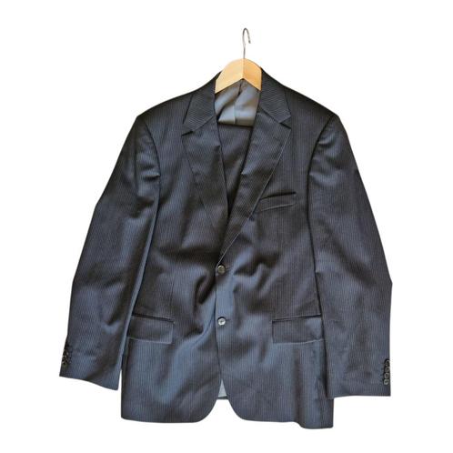 Hugo Boss pak Bertolucci Movie gestreept zwart grijs 56 XXL, Kleding | Heren, Kostuums en Colberts, Gedragen, Maat 56/58 (XL)
