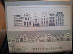 nieuw borduurpakket delft blauwe huisjes, Hobby en Vrije tijd, Borduren en Borduurmachines, Ophalen of Verzenden, Nieuw, Handborduren