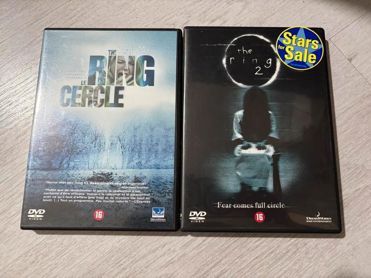 The Ring & The Ring 2 DVD - Horror Klassiekers, Cd's en Dvd's, Dvd's | Actie, Zo goed als nieuw, Actiethriller, Vanaf 16 jaar