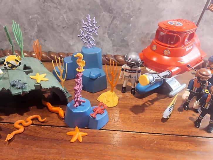 Playmobil Duikboot 3064 + Scheepswrak 3951, Kinderen en Baby's, Speelgoed | Playmobil, Zo goed als nieuw, Complete set, Ophalen of Verzenden