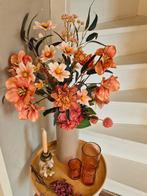 Zijden bloemen boeket incl vaas, Ophalen of Verzenden, Nieuw