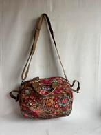 Oilily luiertas bruin gebloemd igst 4vaks 32x24x10, Ophalen of Verzenden, Gebruikt, Schoudertas