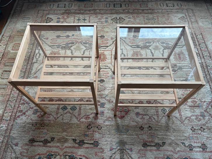 IKEA NESNA nachtkastje bijzettafel, Huis en Inrichting, Woonaccessoires | Kisten, Zo goed als nieuw, Minder dan 50 cm, Minder dan 50 cm