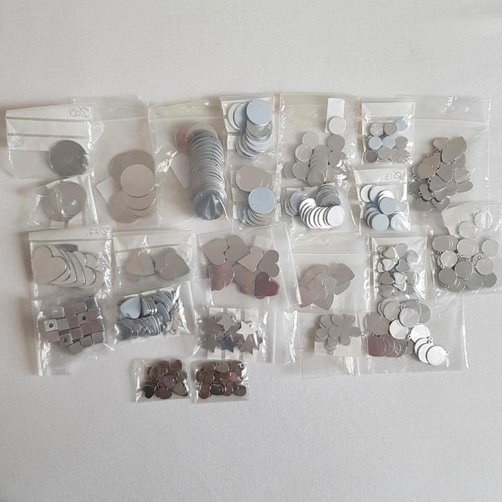 Grote partij slagletter plaatjes, Hobby en Vrije tijd, Kralen en Sieraden maken, Zo goed als nieuw, Verzenden