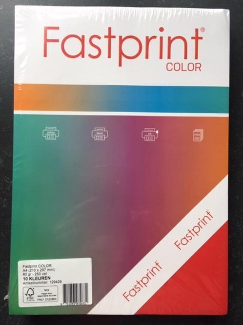 Fastprint color A4 80 gram  pak 10 kleuren 250 vel, Diversen, Papierwaren, Nieuw, Ophalen of Verzenden