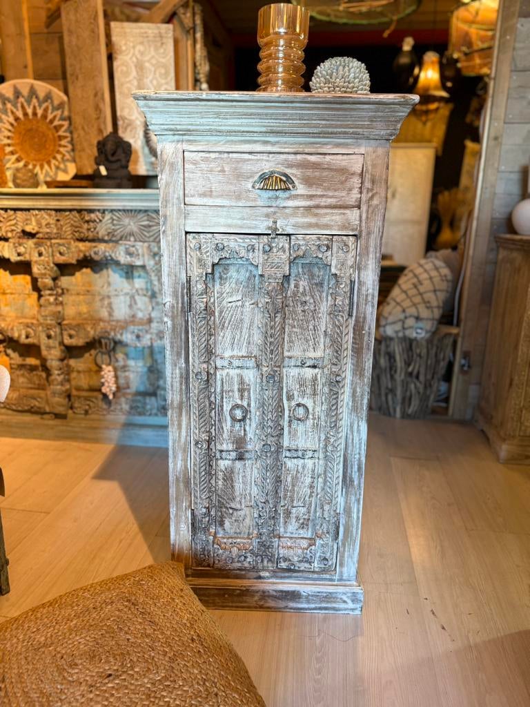 Gave India/Ibiza style kast, Huis en Inrichting, Kasten | Buffetkasten, Ophalen, Nieuw, 25 tot 50 cm, Minder dan 100 cm