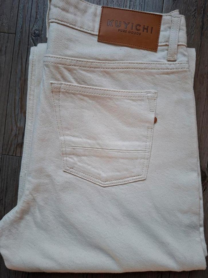 KUYICHI Lena low loose fit jeans W28 L32, Kleding | Dames, Spijkerbroeken en Jeans, Nieuw, W28 - W29 (confectie 36), Wit, Ophalen of Verzenden