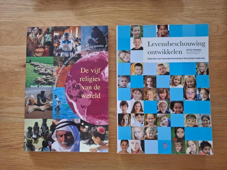 PABO: studieboeken levensbeschouwing, Boeken, Studieboeken en Cursussen, Zo goed als nieuw, HBO, Beta, Ophalen of Verzenden