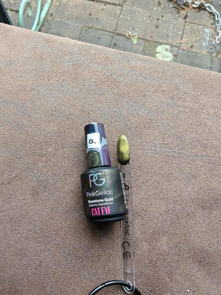 Pink Gellac Cat Eye - Sunstone Gold, Sieraden, Tassen en Uiterlijk, Uiterlijk | Cosmetica en Make-up, Nieuw, Handen en Nagels