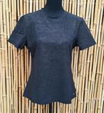 Mi Piace Travelstof Shirt - Zwart/Goud - XL, Mi Piace, Verzenden, Zwart, Maat 46/48 (XL) of groter