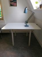 Witte tafel - uitklapbaar - gratis op te halen, Huis en Inrichting, Tafels | Eettafels, 50 tot 100 cm, Gebruikt, Rechthoekig, Vier personen