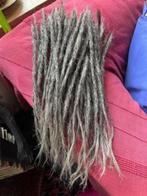 60 dunne nieuwe grijze human hair dreads nu voor 360€, Sieraden, Tassen en Uiterlijk, Uiterlijk | Haarverzorging, Ophalen of Verzenden