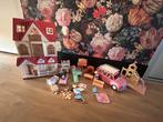 Sylvanian familie huis met Accessoires, Ophalen of Verzenden, Zo goed als nieuw, Poppenhuis