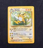 Raichu 14/102 base set, Hobby en Vrije tijd, Verzamelkaartspellen | Pokémon, Ophalen of Verzenden, Zo goed als nieuw