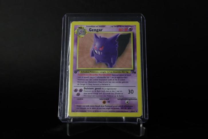 Gengar (2000) – Fossil – Unlimited Non-Holo (NL) - 1st editi, Hobby en Vrije tijd, Verzamelkaartspellen | Pokémon, Zo goed als nieuw