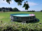 Intex Zwembad Ultra XTR Frame ø 732 x 132 & Zoutwatersysteem, Tuin en Terras, Zwembaden, Gebruikt, Rond, 300 cm of meer, Ophalen