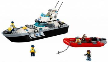 Lego, Town, City, Police, 60129, Police Patrol Boat beschikbaar voor biedingen