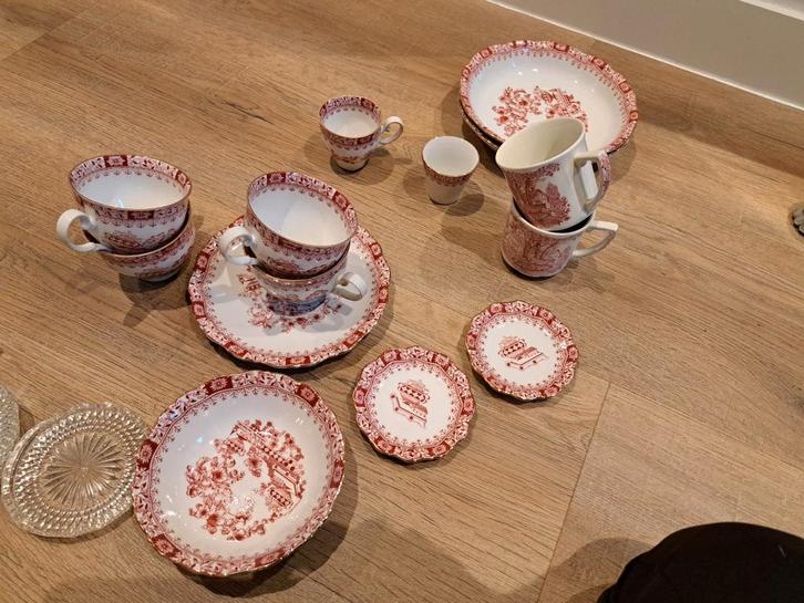 Theeservies Theresia - Zeldzaam en compleet!, Huis en Inrichting, Keuken | Servies, Zo goed als nieuw, Compleet servies, Overige stijlen