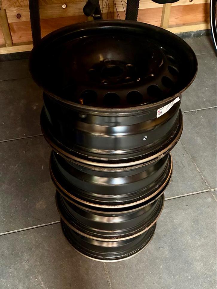 4x Stalen Velgen VW 16 inch, 5x112, Auto diversen, Overige Auto diversen, Ophalen