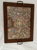 Mooi dienblad belegd met sigarenbandjes, Antiek en Kunst, Ophalen of Verzenden