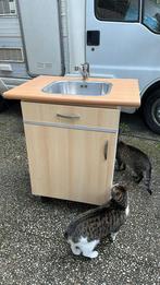 Wasbak, kraan en meubel, Doe-het-zelf en Verbouw, Sanitair, Ophalen, Gebruikt, Kraan