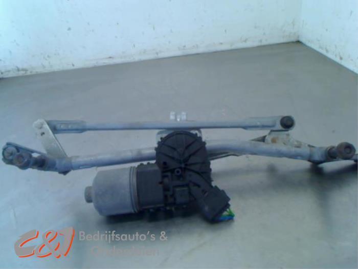 Ruitenwismotor + Mechaniek van een Peugeot Partner, Auto-onderdelen, Ruiten en Toebehoren, Peugeot, Gebruikt, 3 maanden garantie