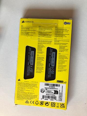 32GB Corsair Vengeance DDR5 (Nieuw, sealed) beschikbaar voor biedingen