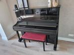 Zwarte George Steck Piano met Hoogglans, Ophalen, Zwart, Zo goed als nieuw, Piano